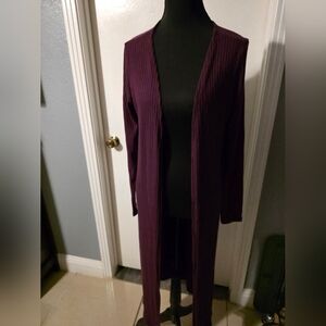 Purple Duster Cardigan Size L